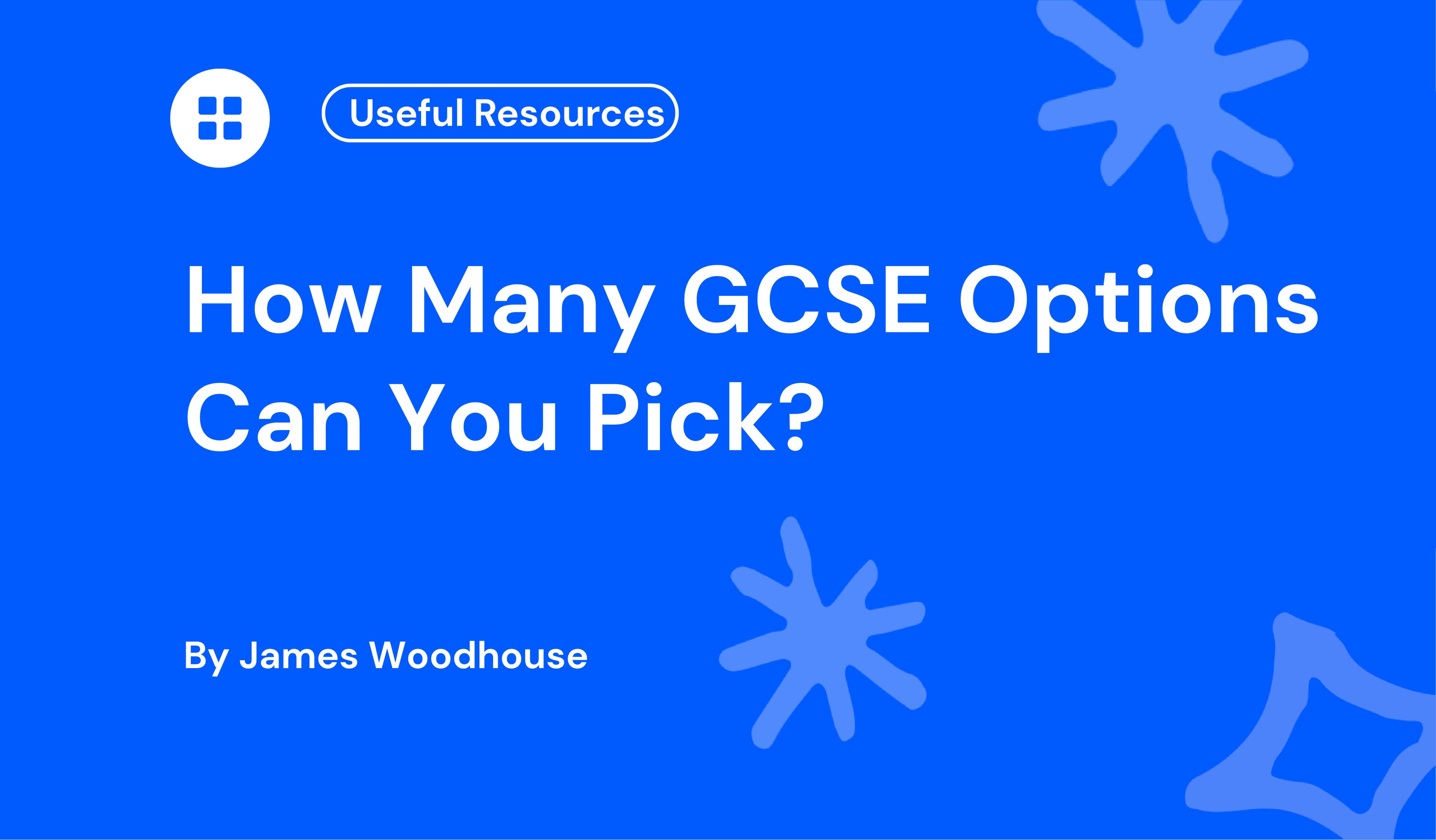 How Many GCSE Options Can You Pick