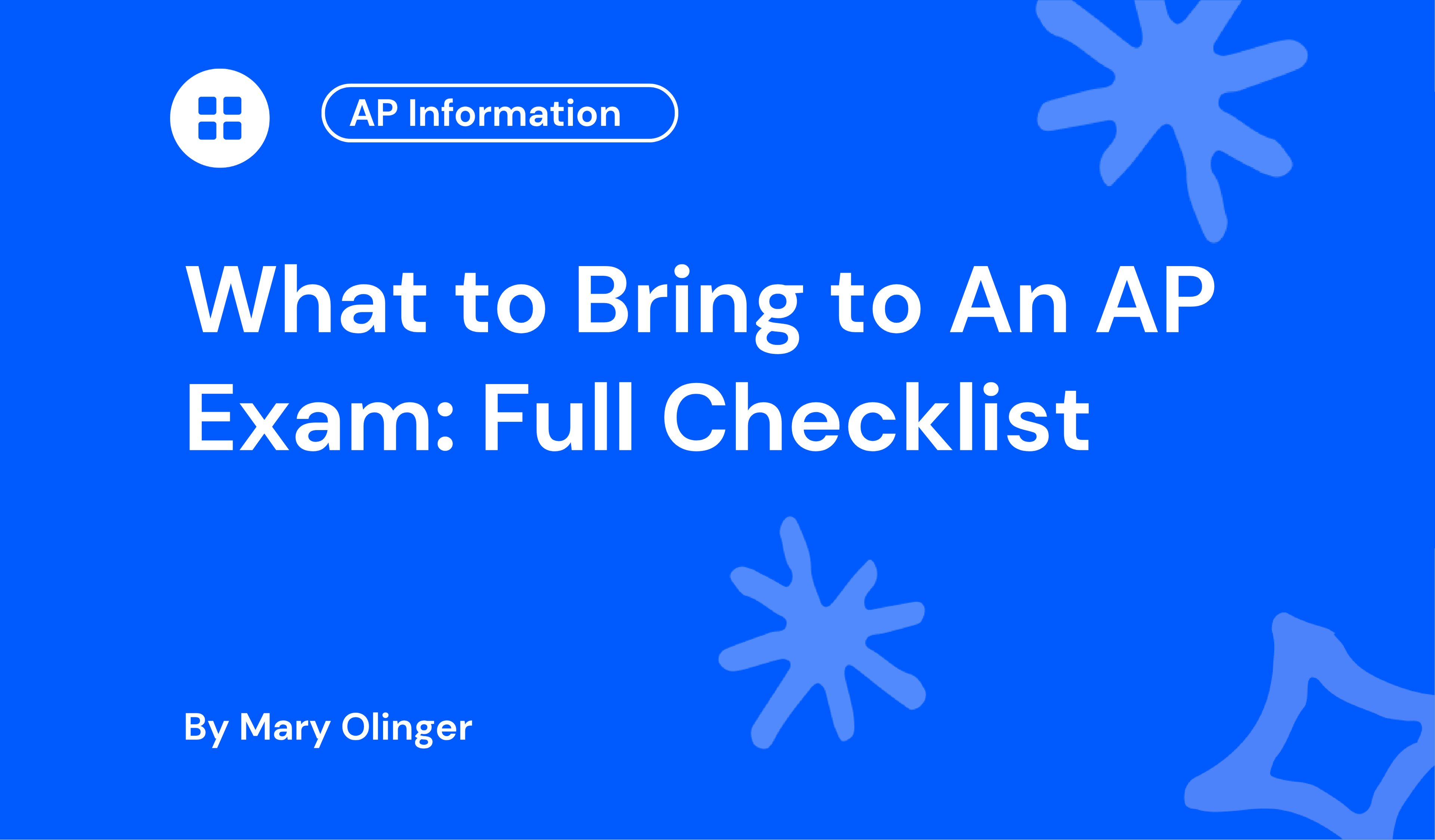 What to Bring to An AP Exam Full Checklist 