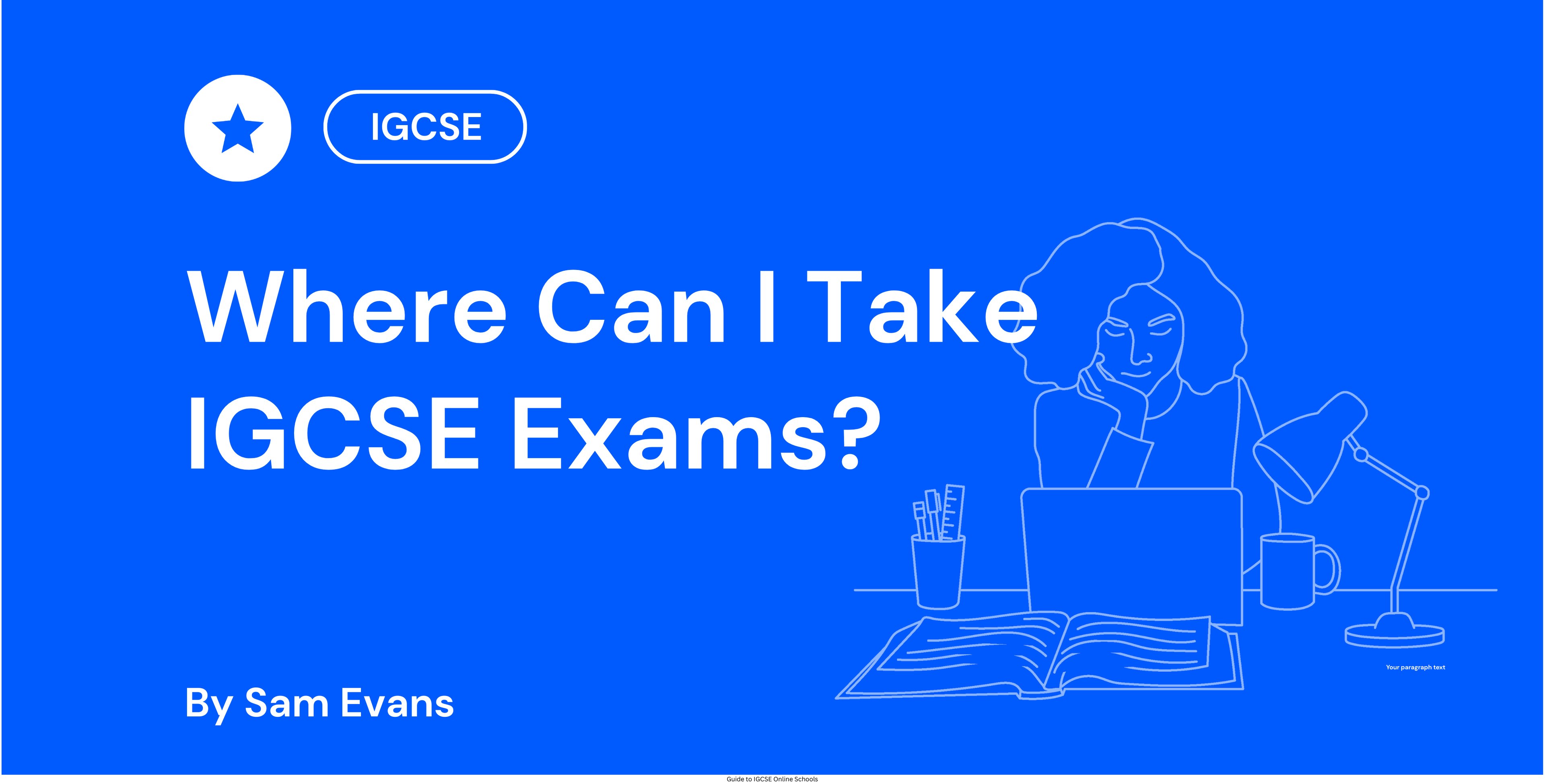 Where Can I Take IGCSE Exams