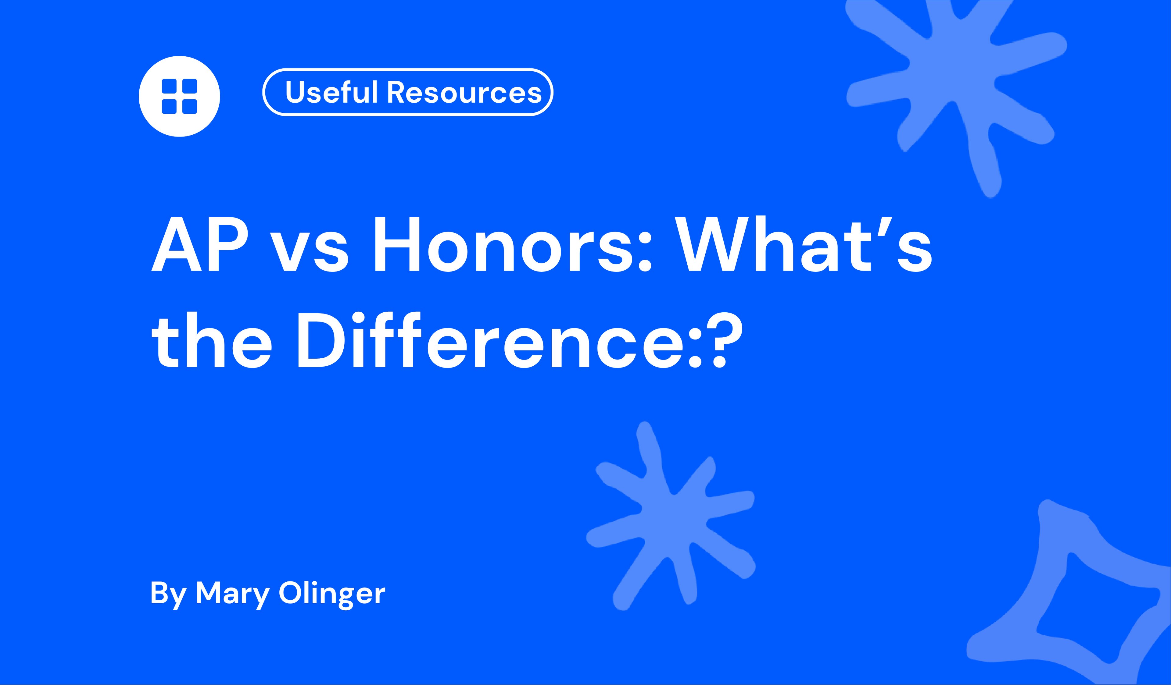 AP vs Honors What’s the Difference
