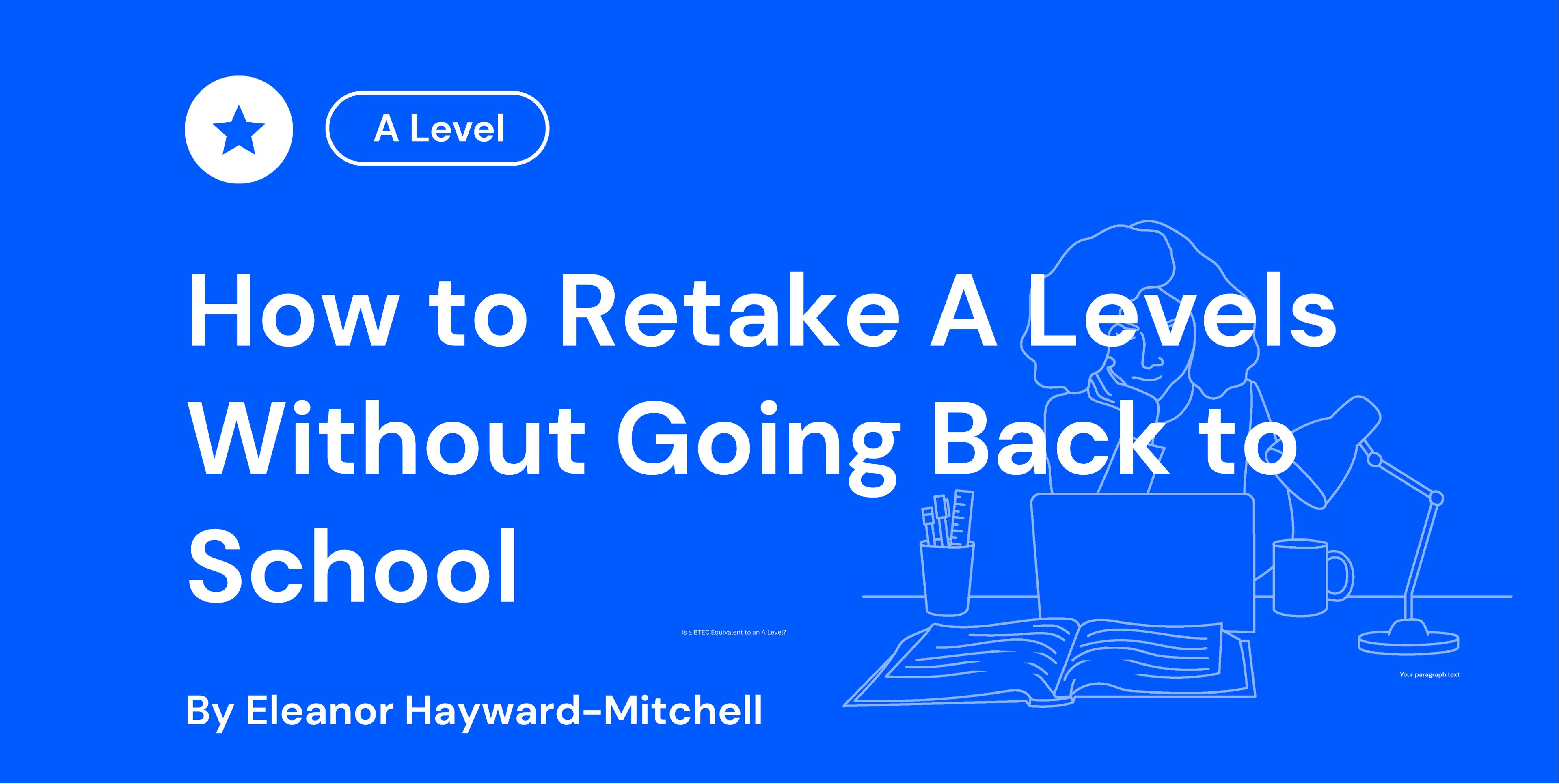 How to Retake A Levels Without Going Back to School
