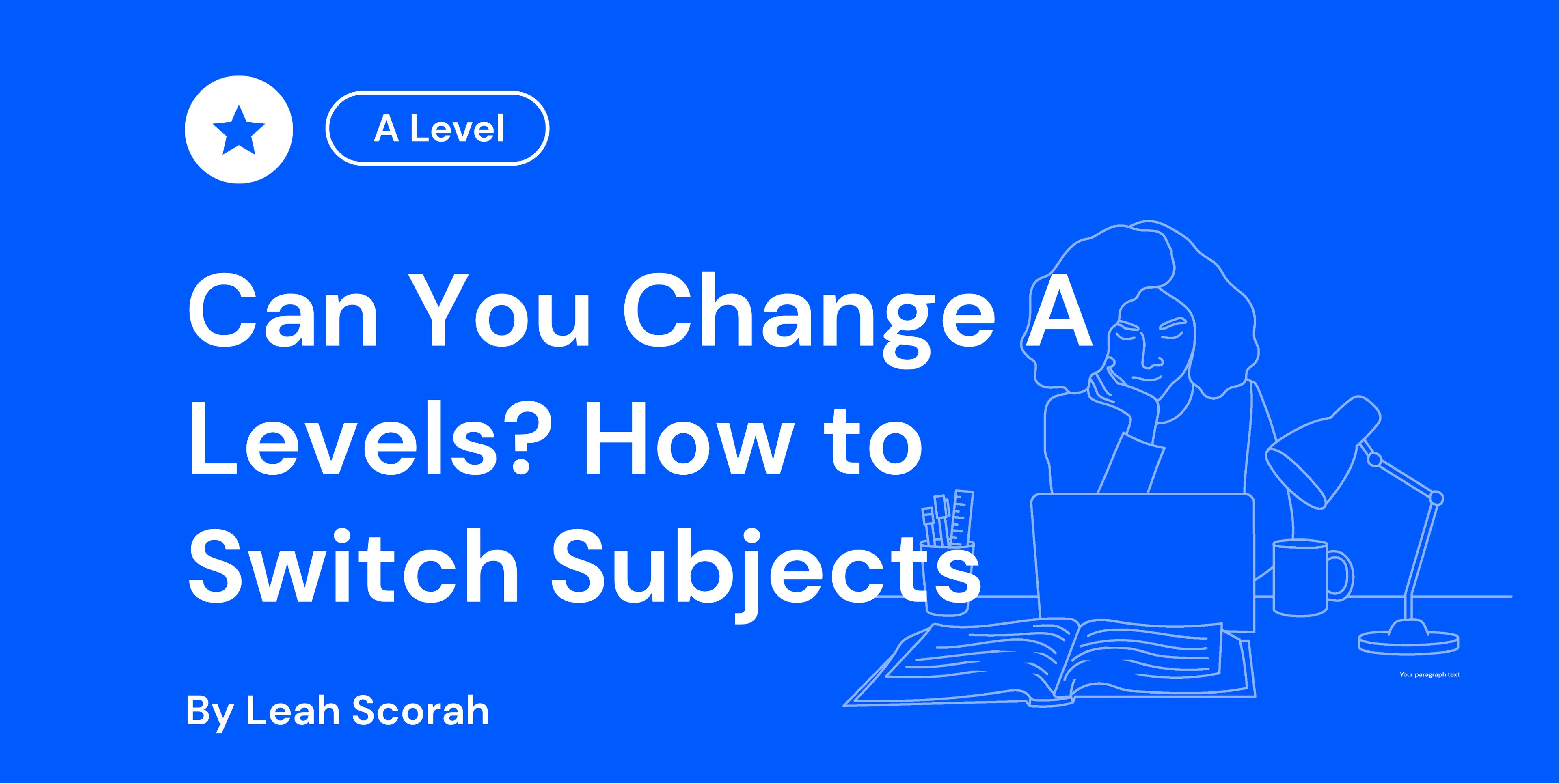 Can You Change A Levels How to Switch Subjects
