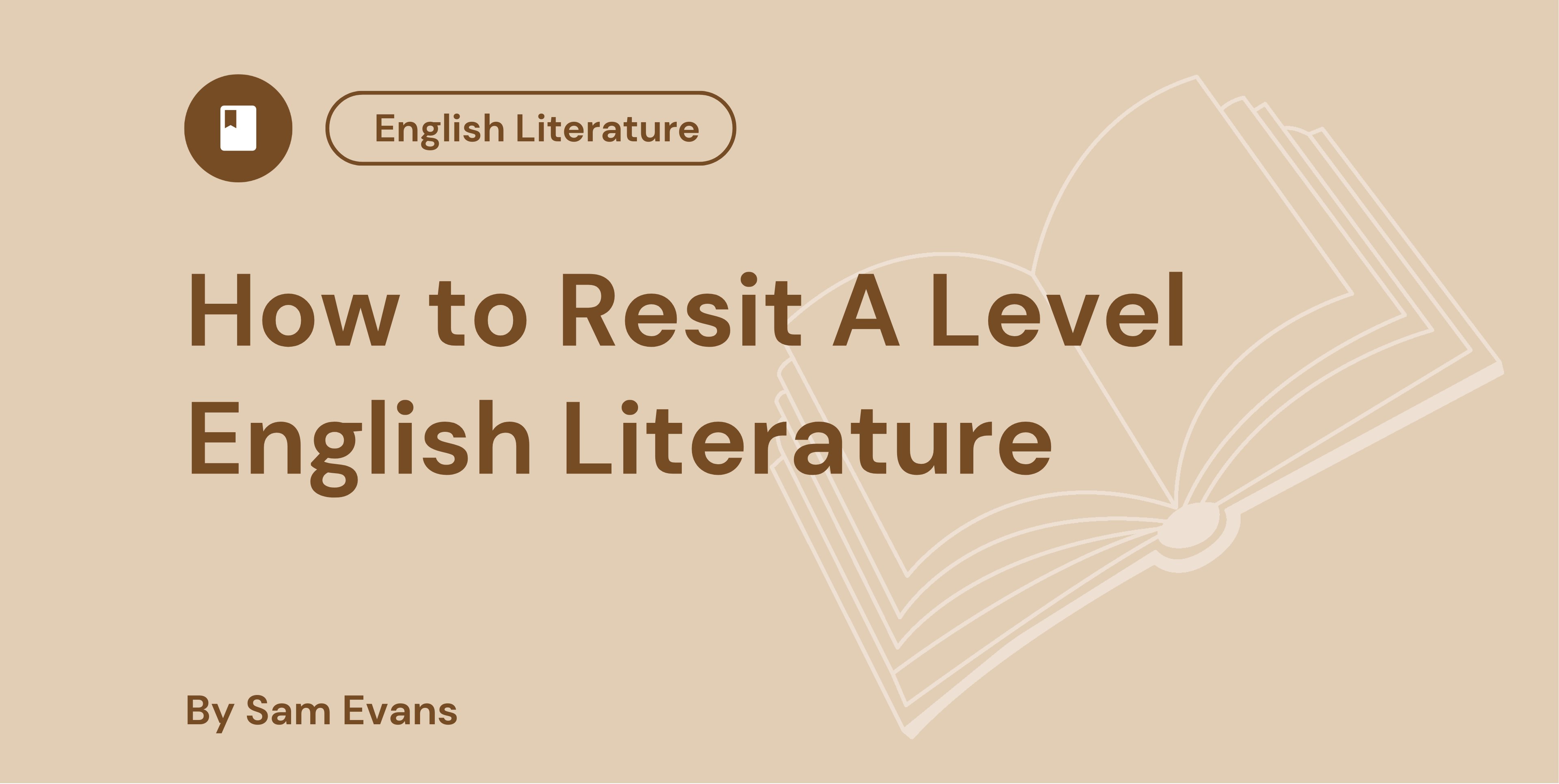 How to Resit A Level English Literature