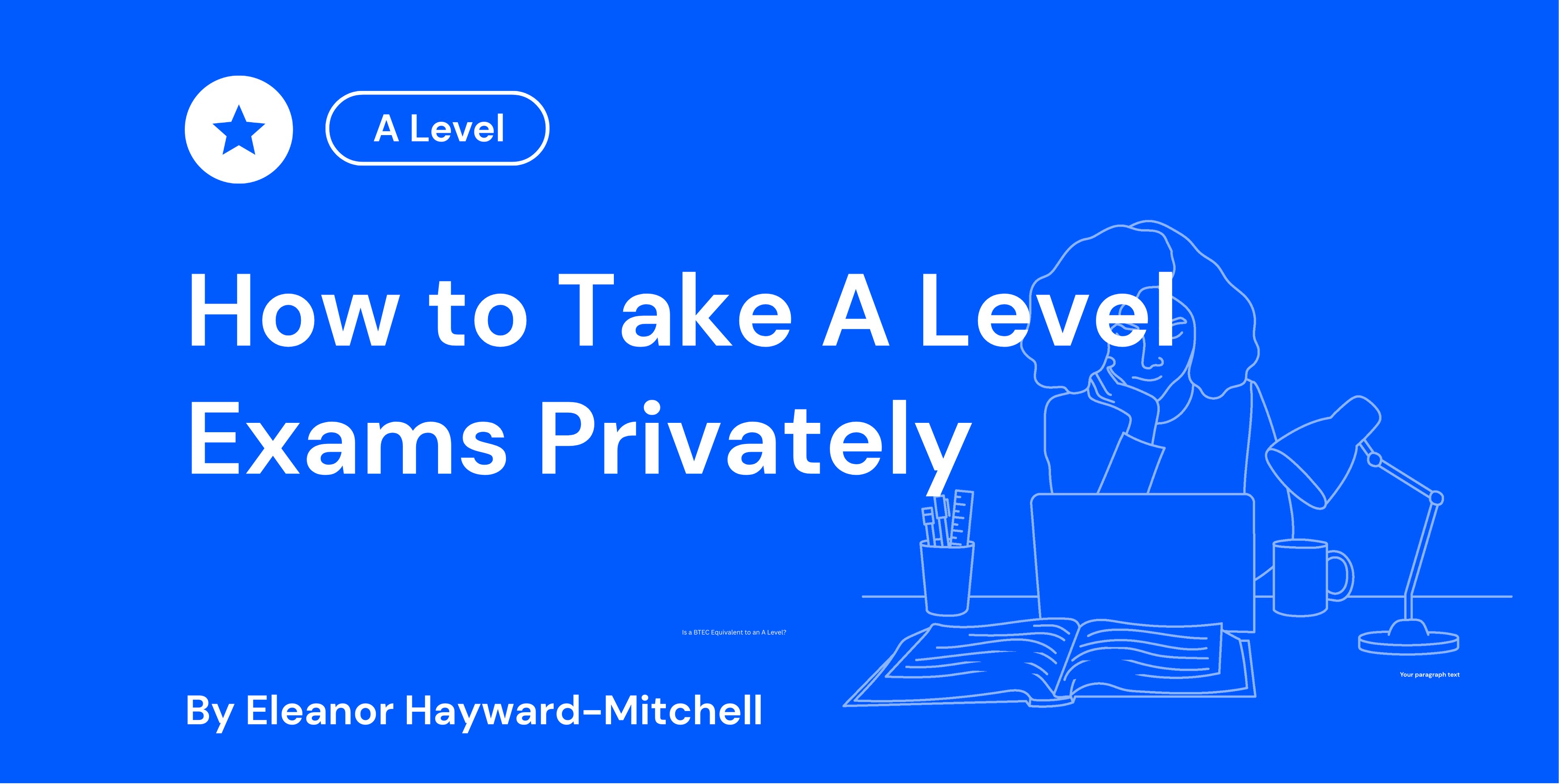How to Take A Level Exams Privately