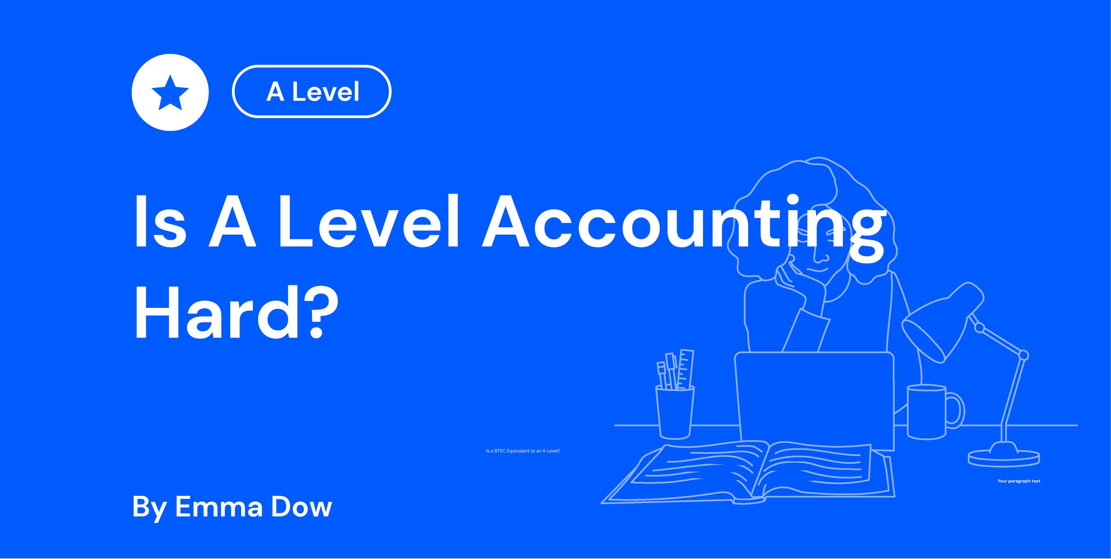 Is A Level Accounting Hard