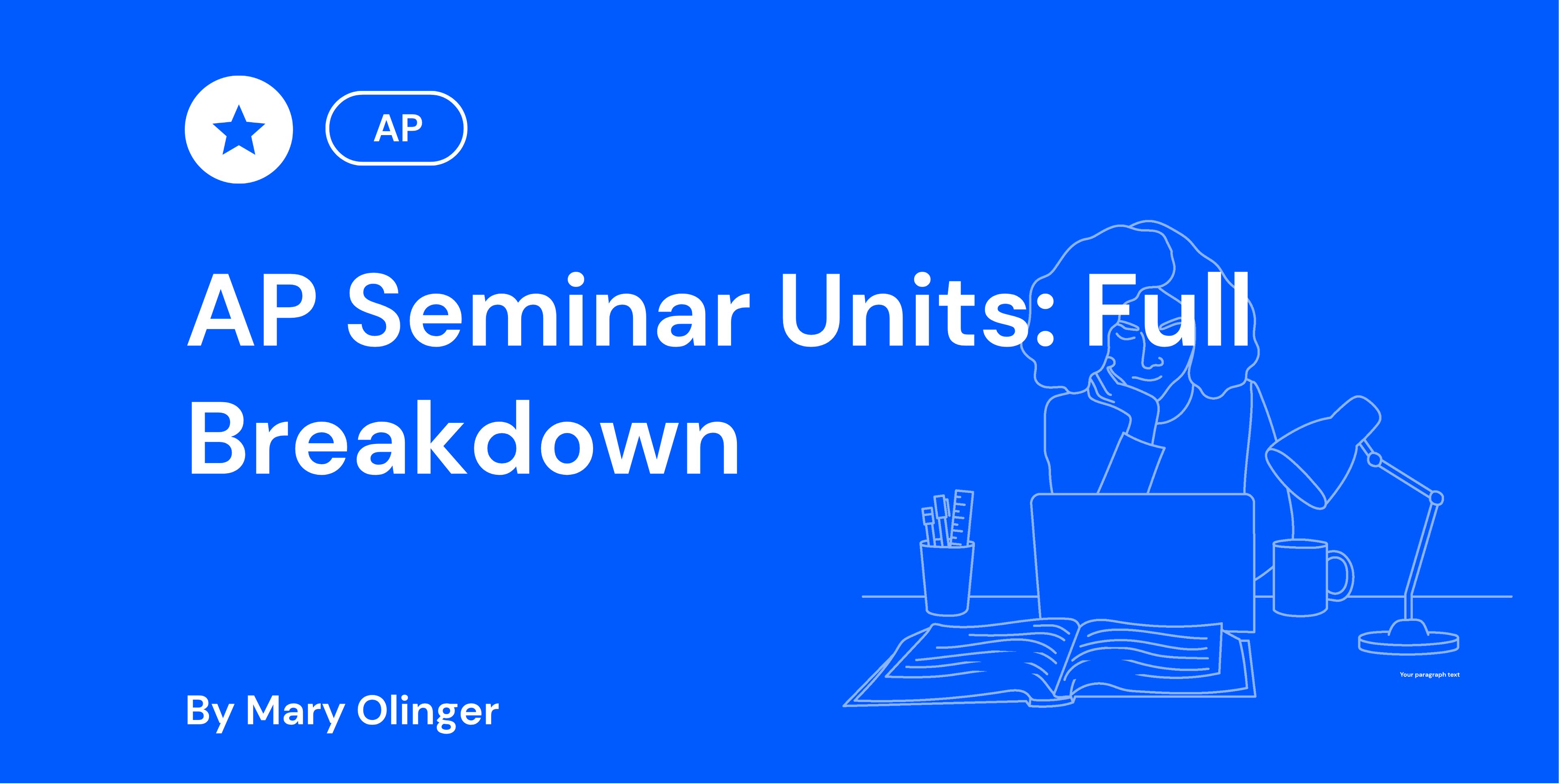 AP Seminar Units Full Breakdown