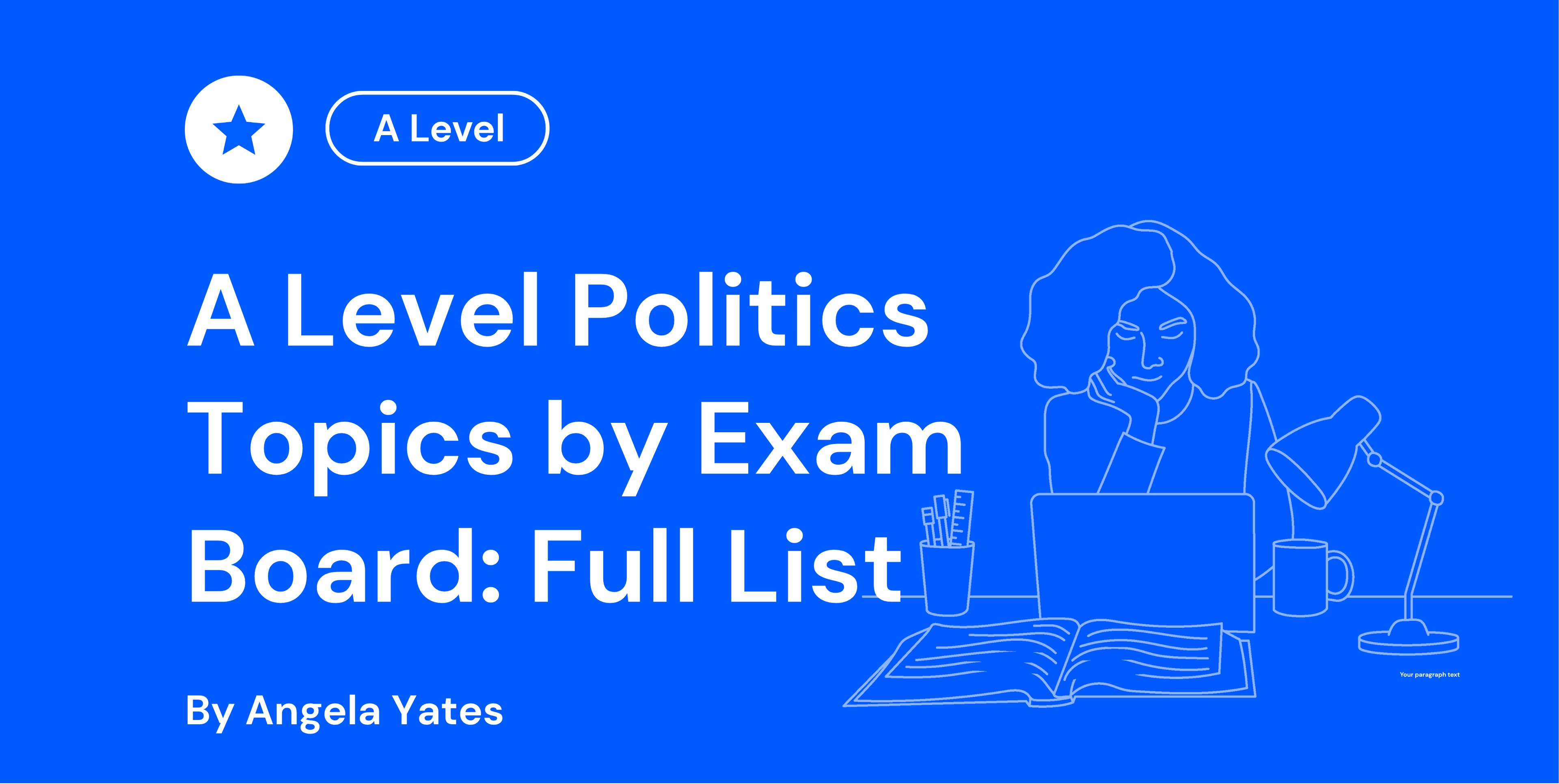 A Level Politics Topics by Exam Board Full List