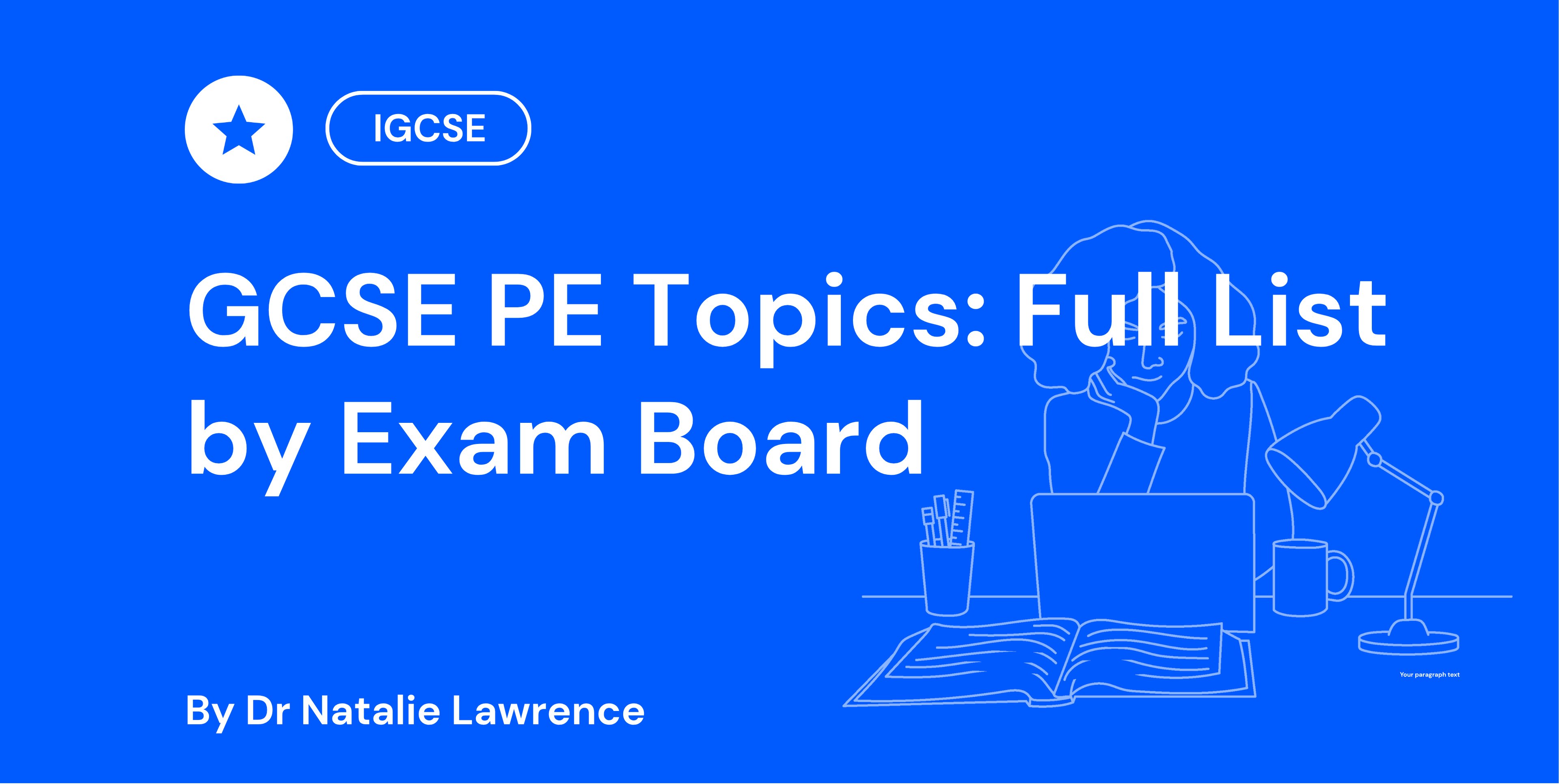GCSE PE Topics Full List by Exam Board