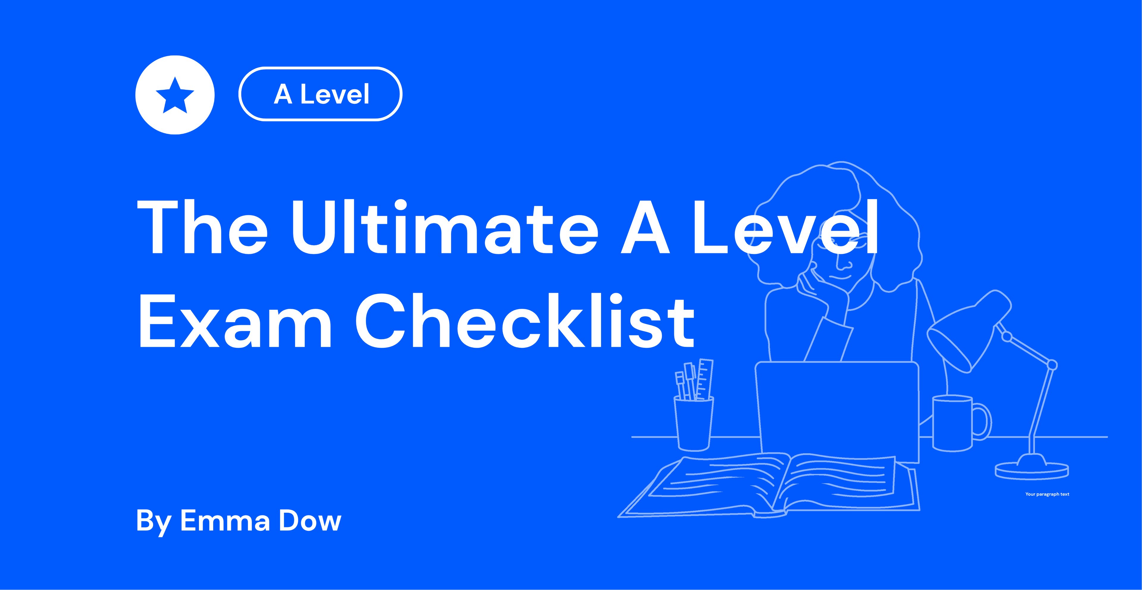 The Ultimate A Level Exam Checklist