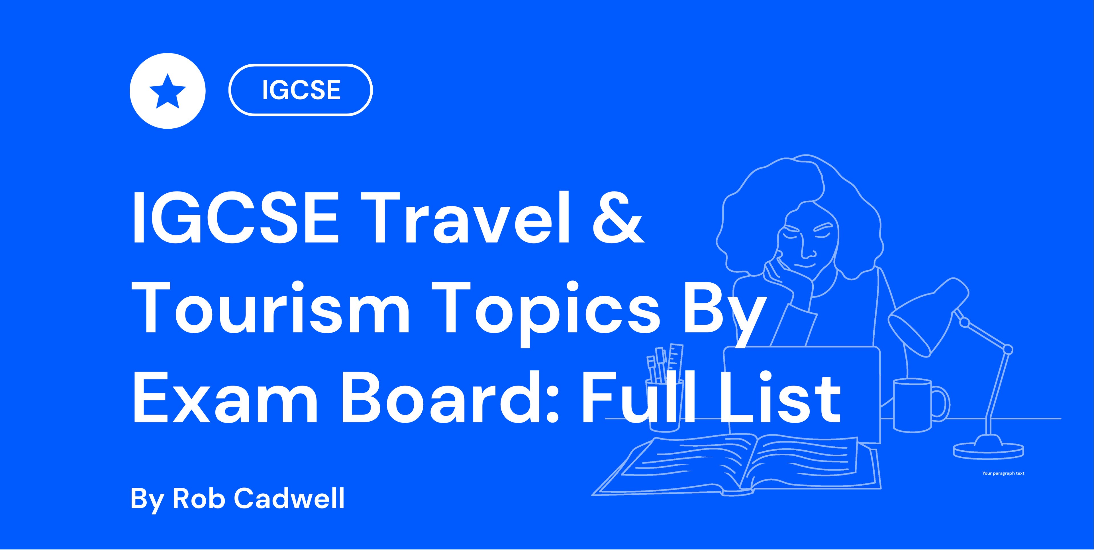 IGCSE Travel & Tourism Topics By Exam Board Full List