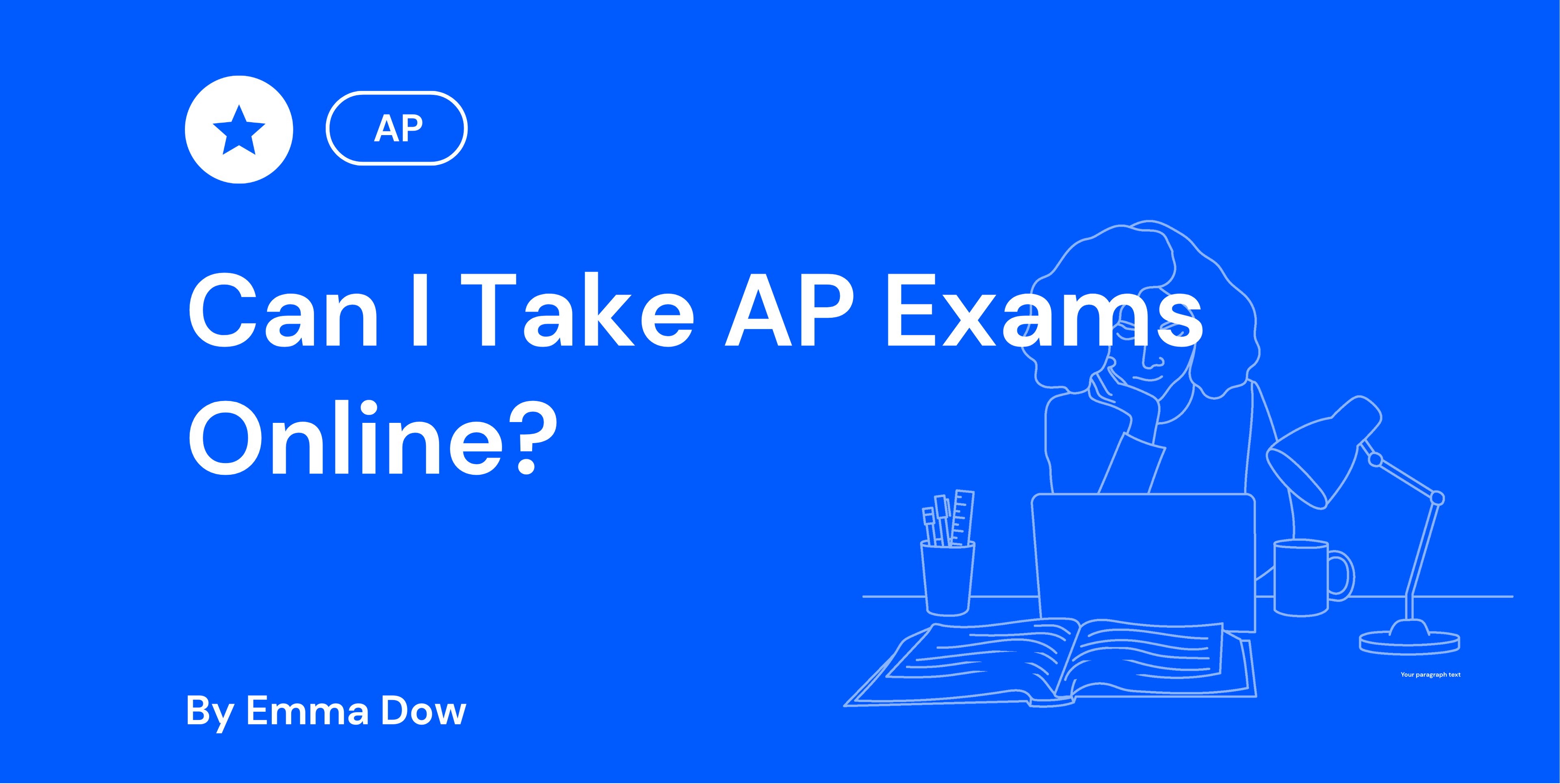 Can I Take AP Exams Online