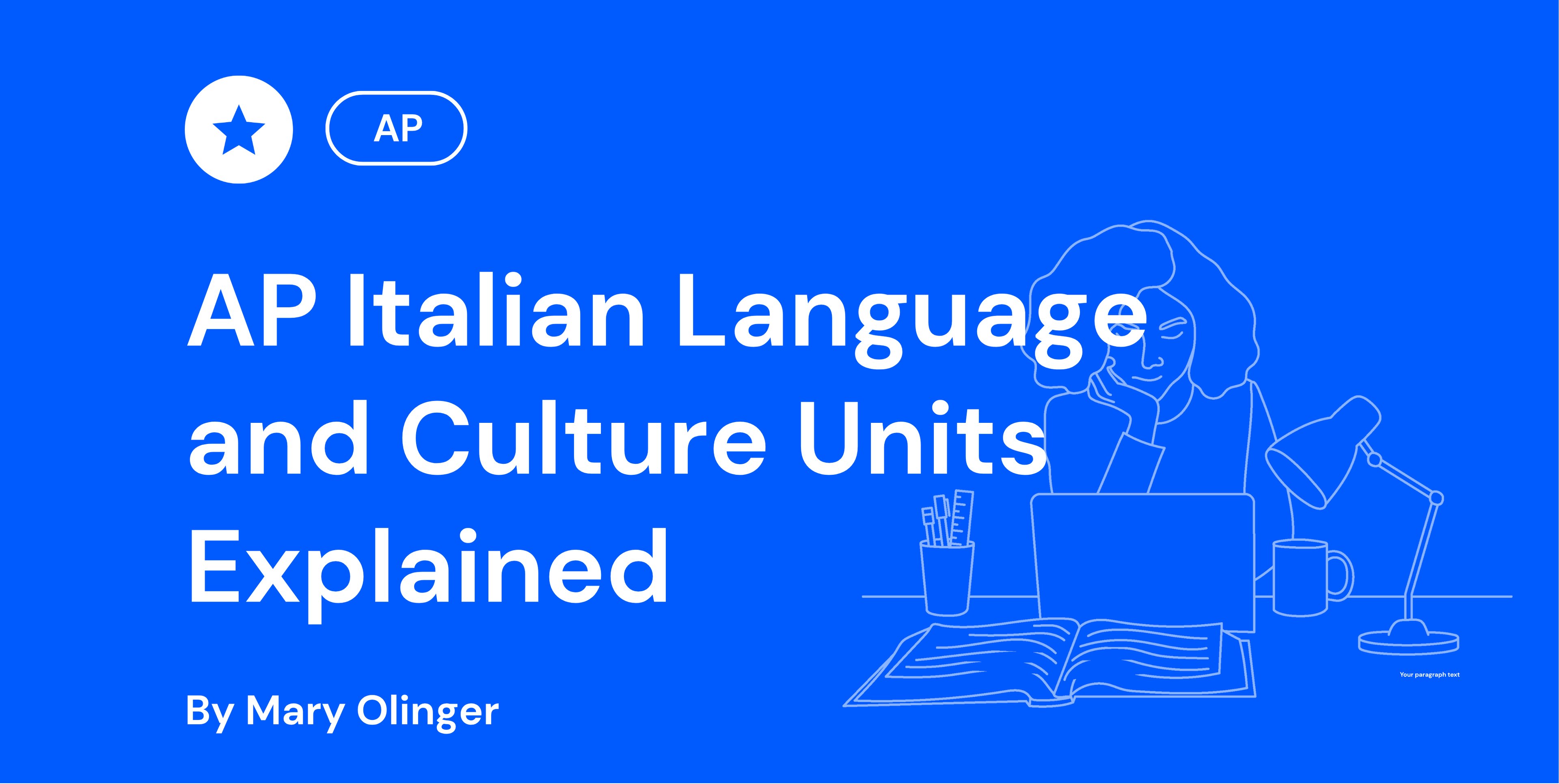 AP Italian Language and Culture Units Explained