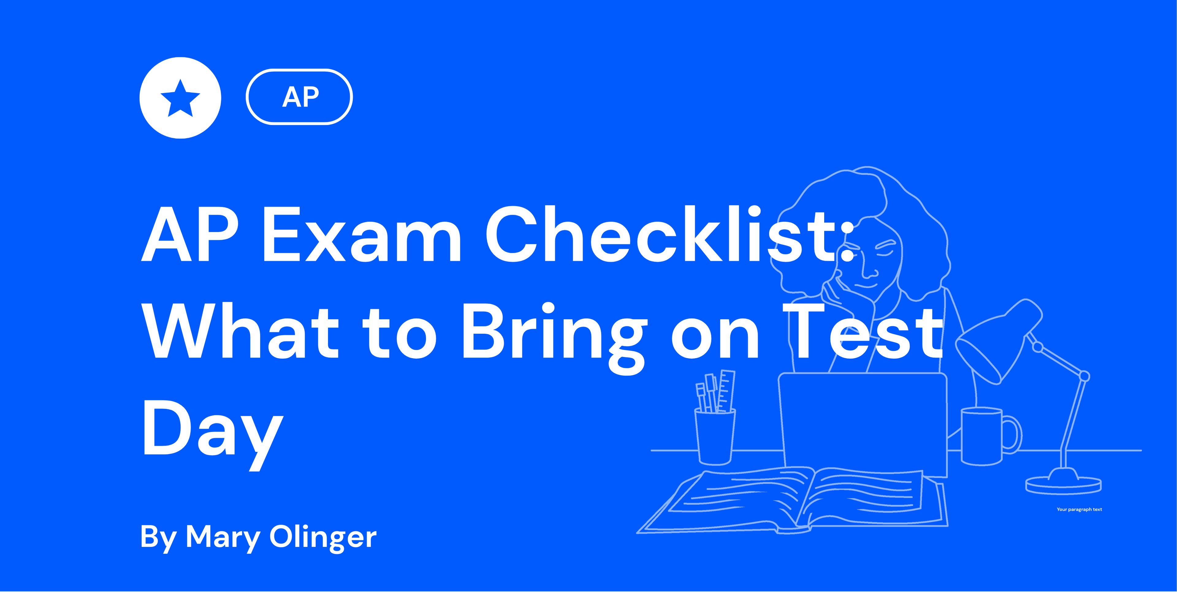 AP Exam Checklist What to Bring on Test Day