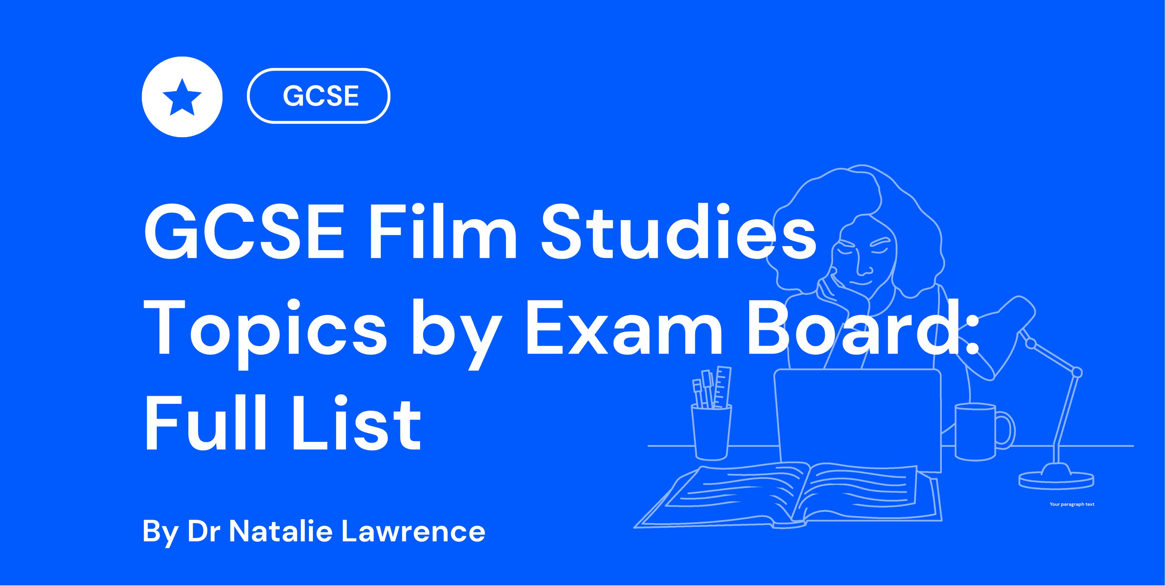 GCSE Film Studies Topics by Exam Board Full List