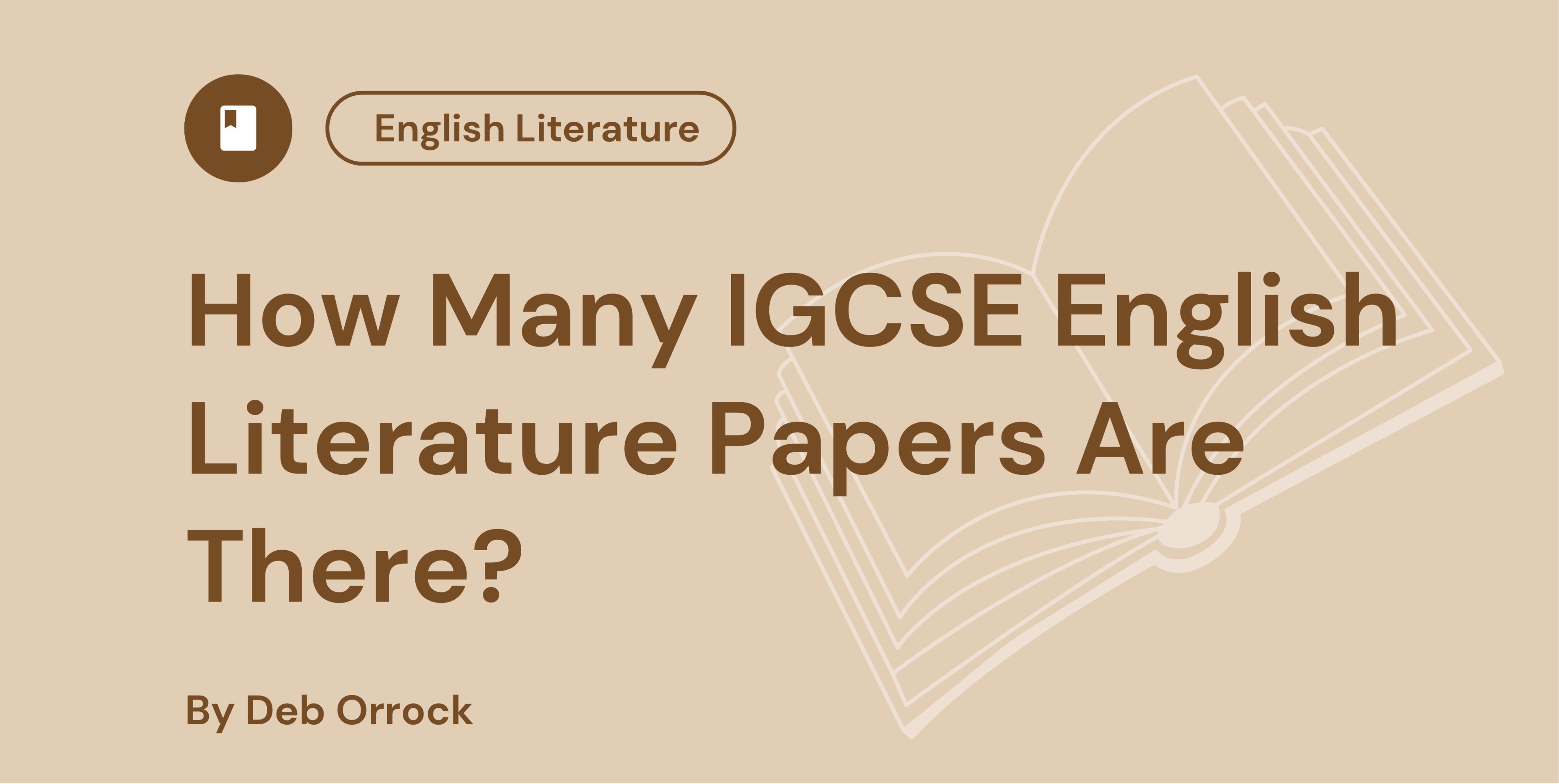 How Many IGCSE English Literature Papers Are There?