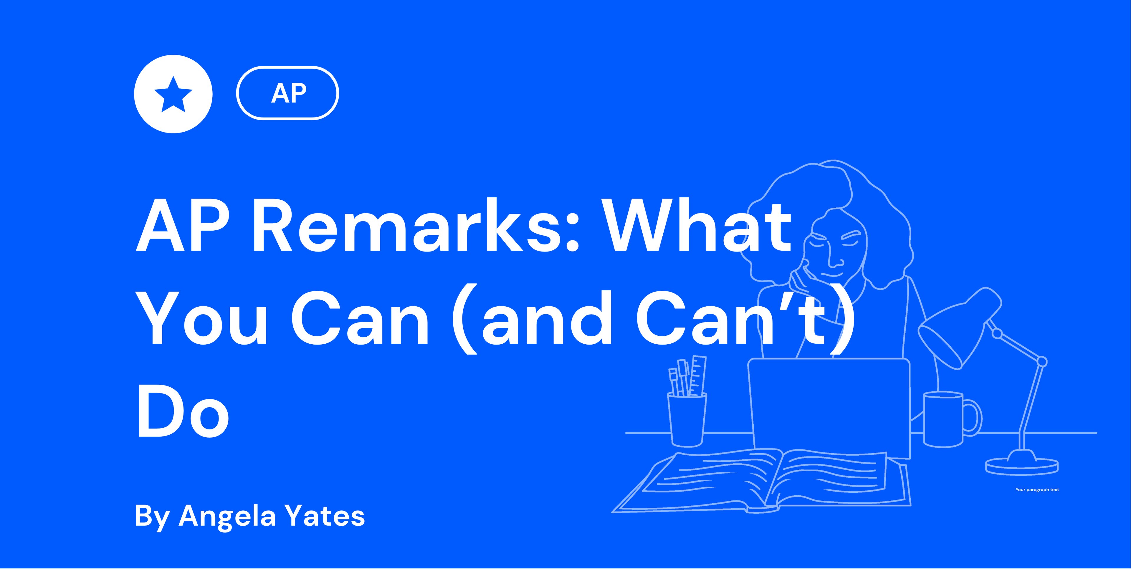 AP Remarks What You Can (and Can’t) Do