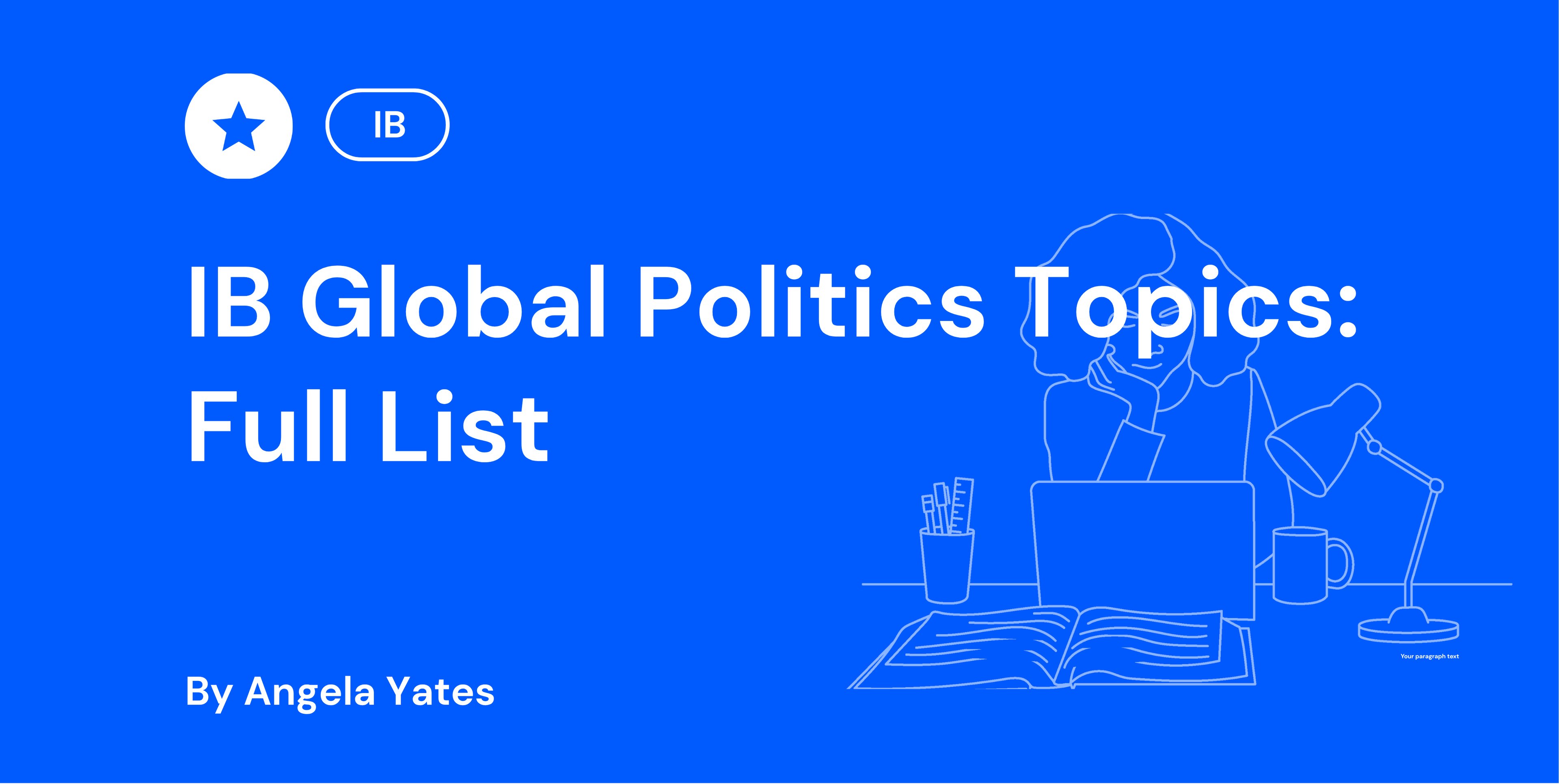 IB Global Politics Topics Full List