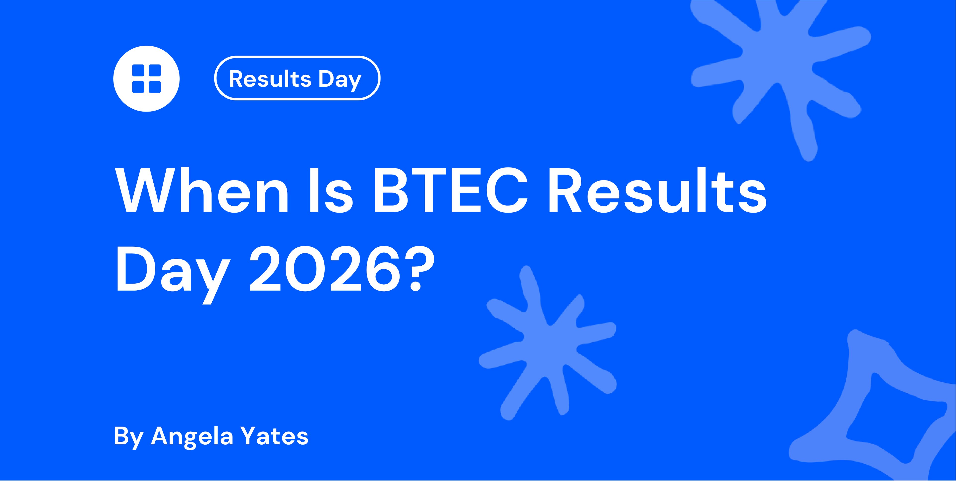 When Is BTEC Results Day 2026