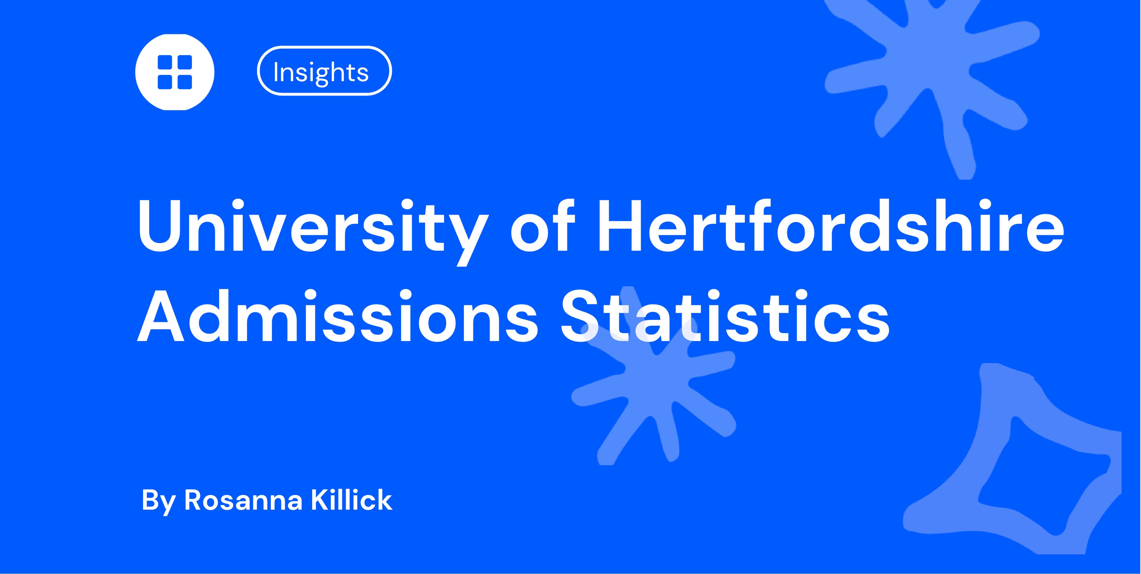 University of Hertfordshire Admissions Statistics