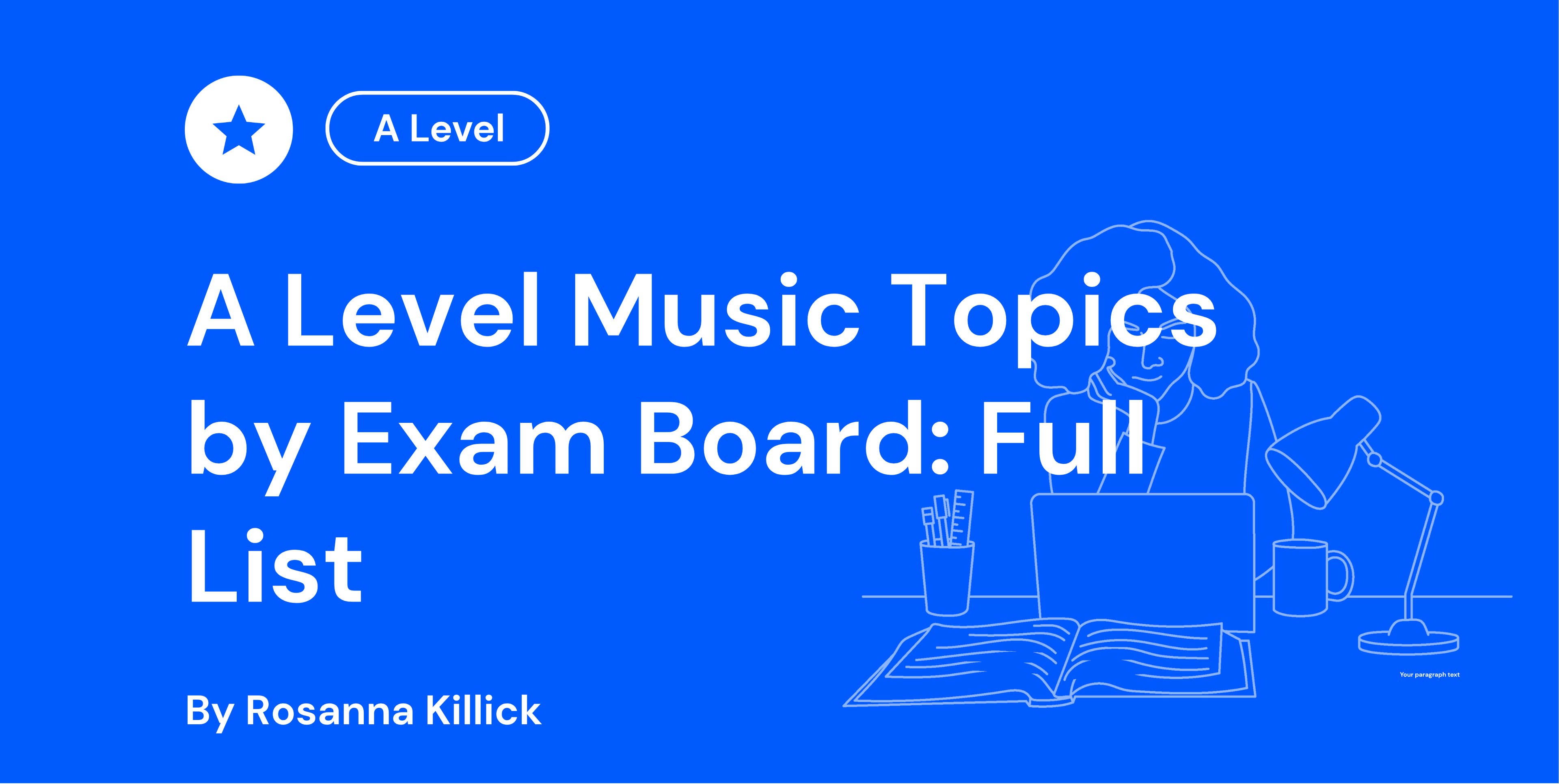 A Level Music Topics by Exam Board Full List