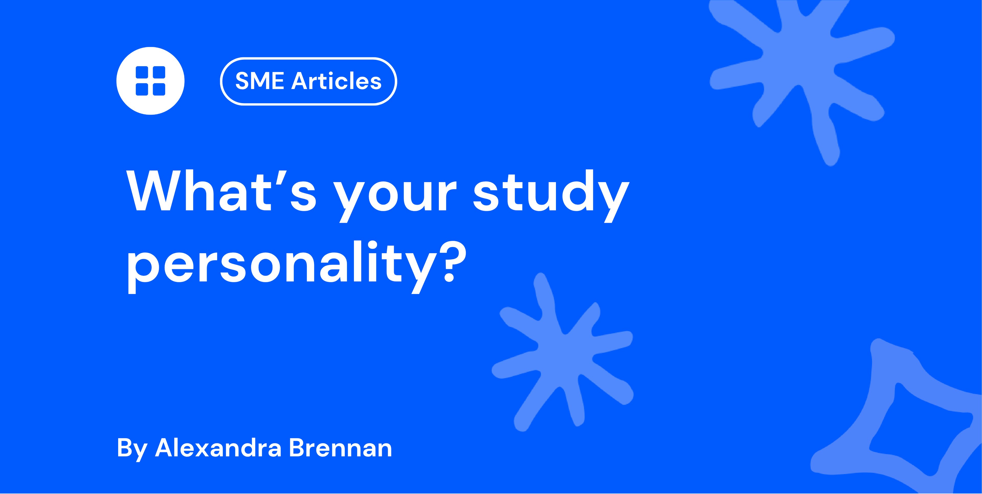 What’s your study personality?