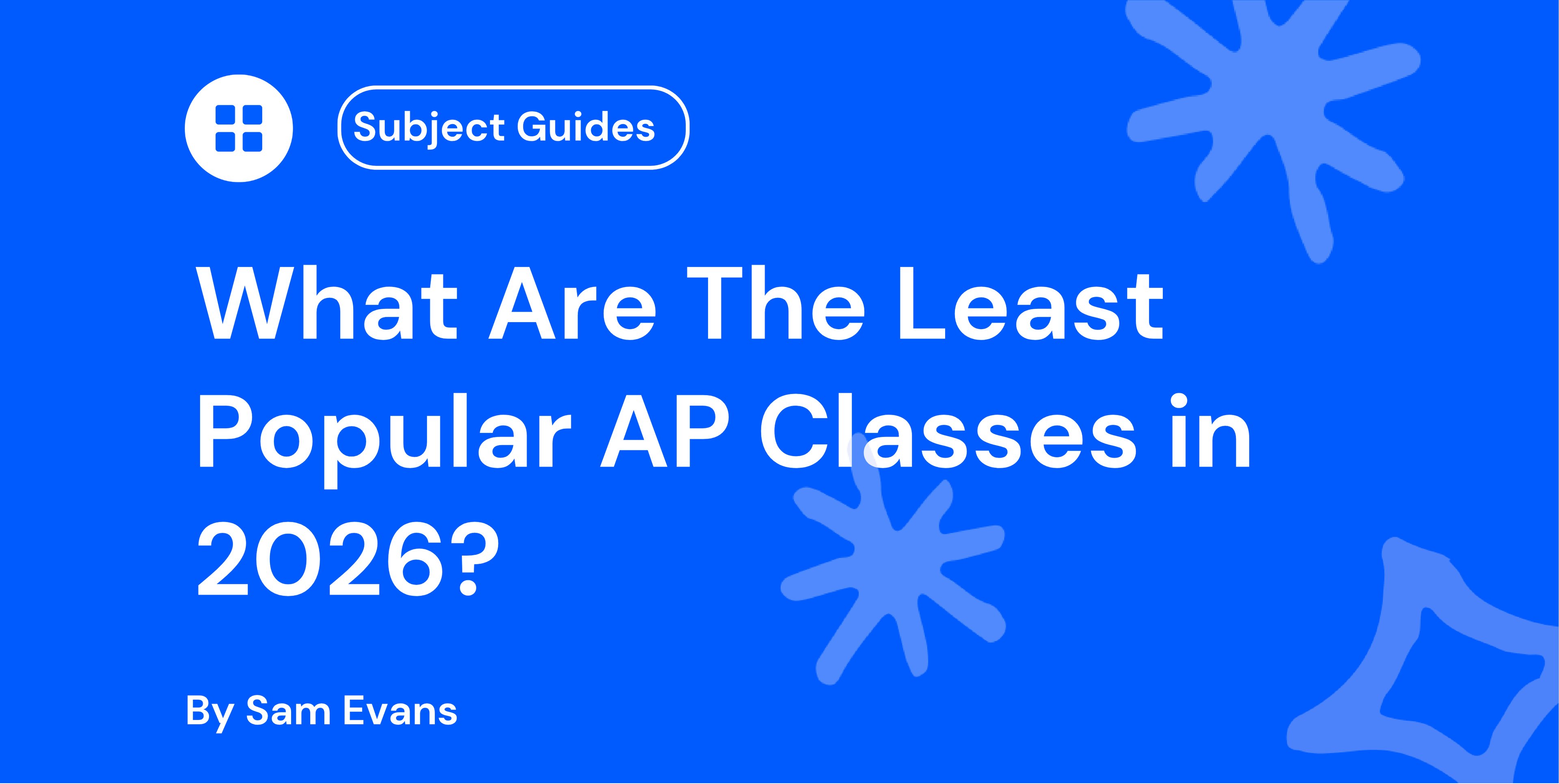 What Are The Least Popular AP Classes in 2026