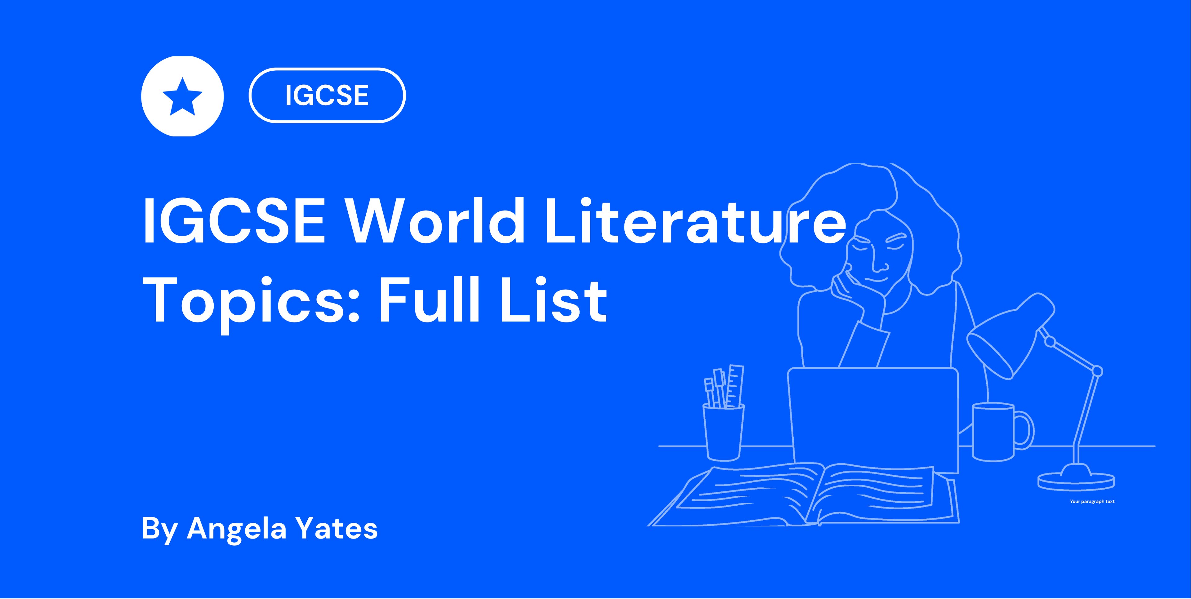 IGCSE World Literature Topics Full List