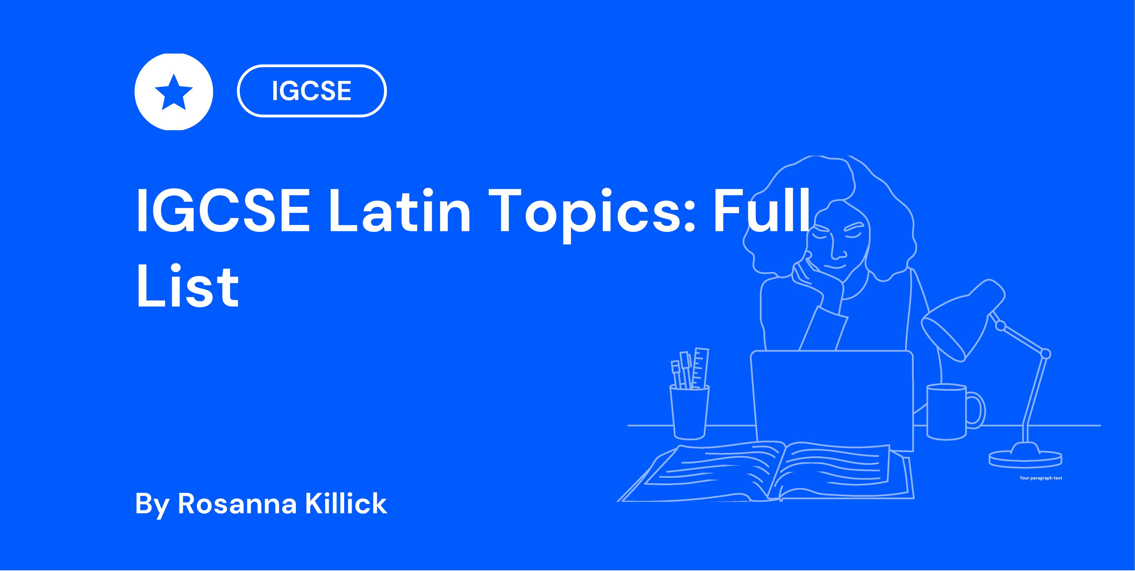 IGCSE Latin Topics Full List