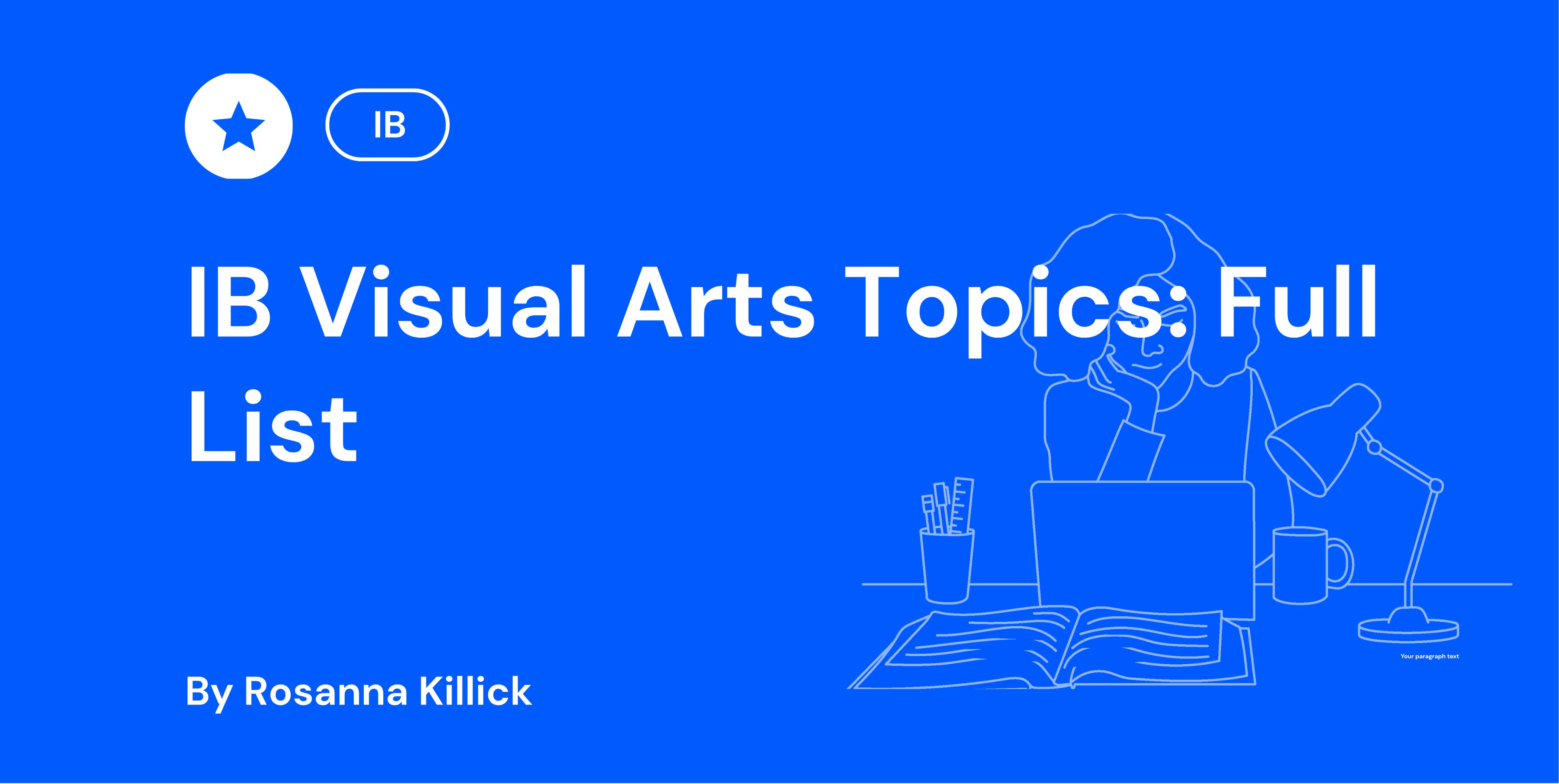 IB Visual Arts Topics Full List